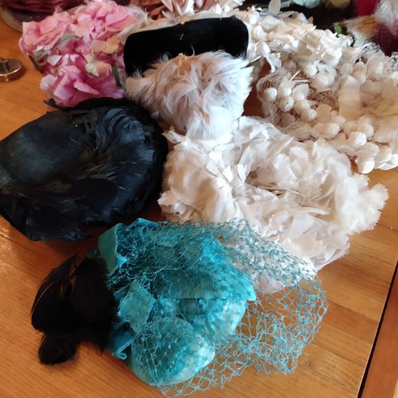 Restore Revive Repair Parts & Pieces Vintage Antique Hats Caps Fascinators - Picture 1 of 8